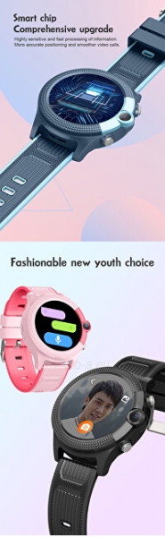 Išmanus laikrodis Wotchi Dětské Smartwatch WD36P s GPS lokátorem a fotoaparátem - Pink paveikslėlis 2 iš 10