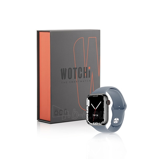 Išmanus laikrodis Wotchi Smartwatch DM10 – Black - Blue paveikslėlis 3 iš 10