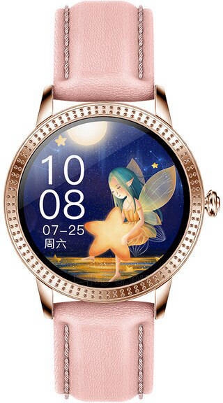 Išmanusis laikrodis Deveroux Smartwatch CF18 - růžová paveikslėlis 1 iš 10