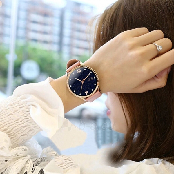 Išmanusis laikrodis Deveroux Smartwatch CF18 - růžová paveikslėlis 8 iš 10