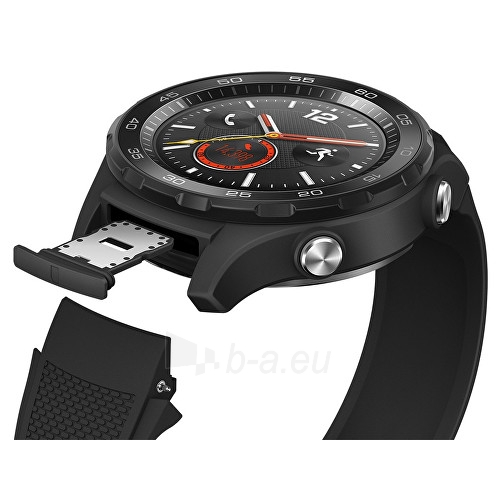 Išmanusis laikrodis Huawei Watch W2 Carbon Black paveikslėlis 6 iš 10