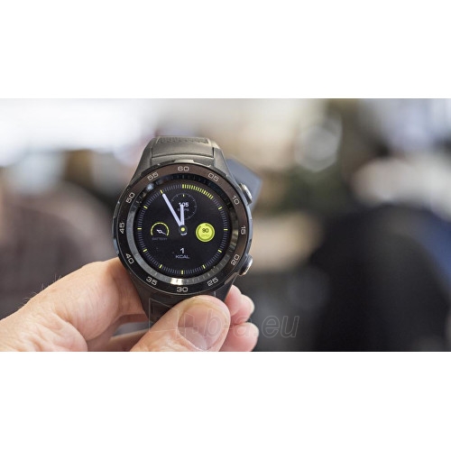 Išmanusis laikrodis Huawei Watch W2 Carbon Black paveikslėlis 4 iš 10