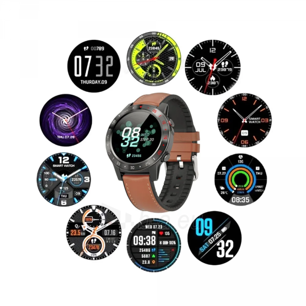 Išmanusis laikrodis Manta M5 Smartwatch with BP and GPS paveikslėlis 5 iš 9