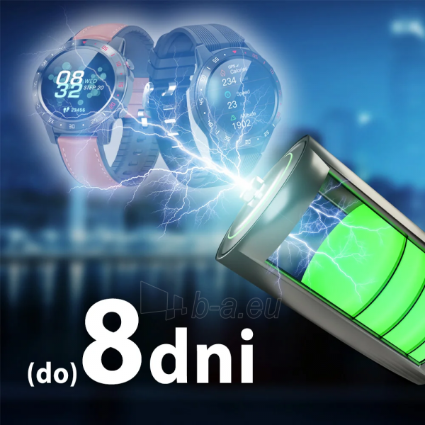 Išmanusis laikrodis Manta M5 Smartwatch with BP and GPS paveikslėlis 6 iš 9