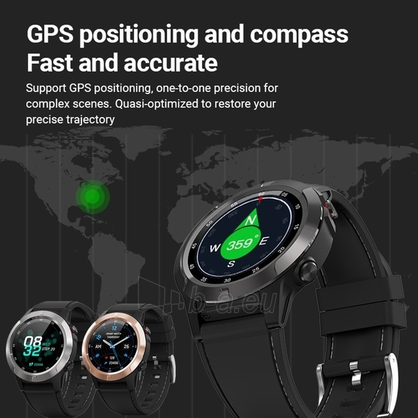 Išmanusis laikrodis Wotchi Smart Watch s GPS WGPS01B paveikslėlis 7 iš 9