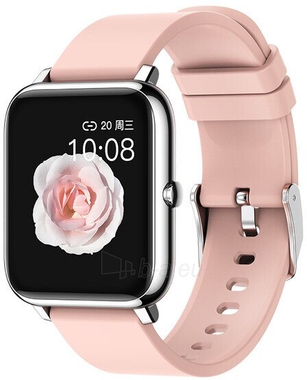 Išmanusis laikrodis Wotchi Smartwatch W02P - Pink paveikslėlis 1 iš 10