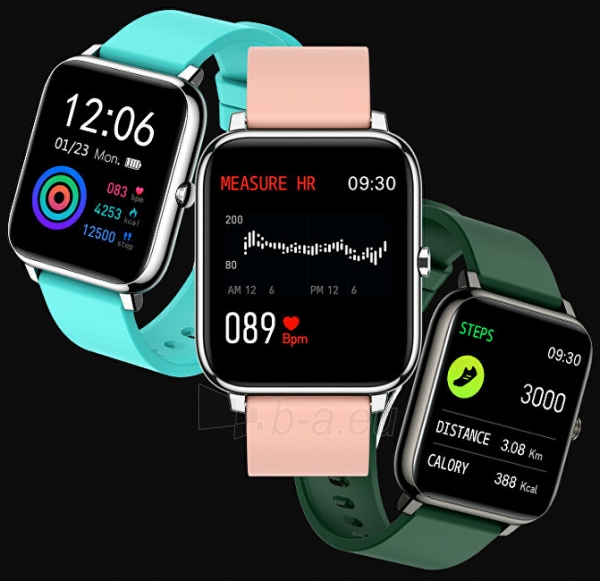 Išmanusis laikrodis Wotchi Smartwatch W02P - Pink paveikslėlis 5 iš 10