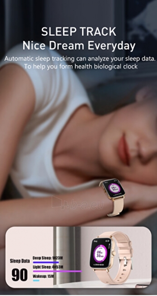 Išmanusis laikrodis Wotchi Smartwatch W20GT - Pink paveikslėlis 6 iš 10