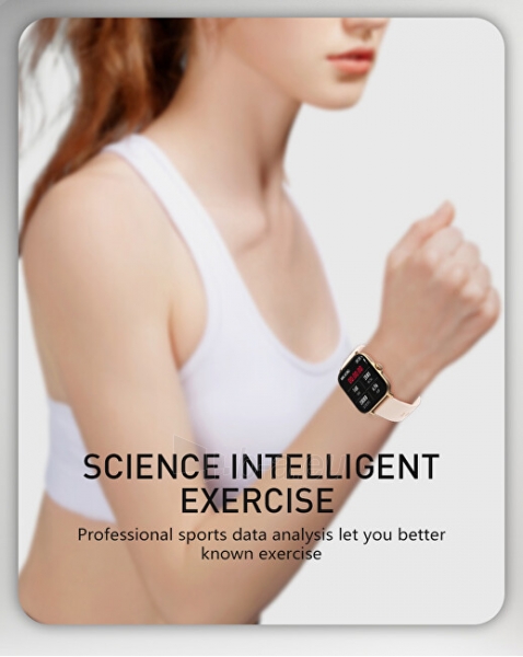Išmanusis laikrodis Wotchi Smartwatch W20GT - Pink paveikslėlis 5 iš 10