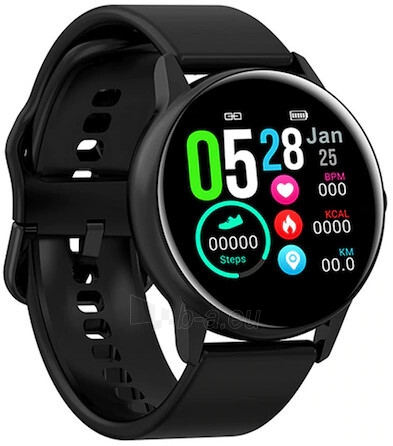 Išmanusis laikrodis Wotchi Smartwatch W31BS - Black Silicon paveikslėlis 16 iš 19