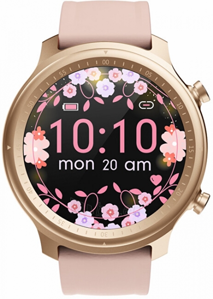 Išmanusis laikrodis Wotchi Smartwatch W33PS - Pink Silicone paveikslėlis 1 iš 10