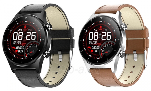 Išmanusis laikrodis Wotchi Smartwatch W42BL - Brown Leather paveikslėlis 10 iš 12