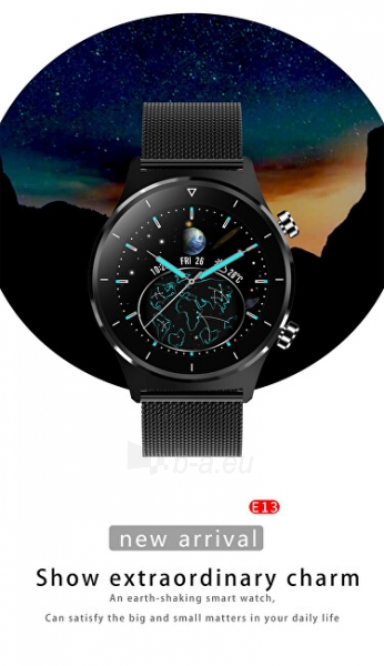 Išmanusis laikrodis Wotchi Smartwatch W42BL - Brown Leather paveikslėlis 9 iš 12