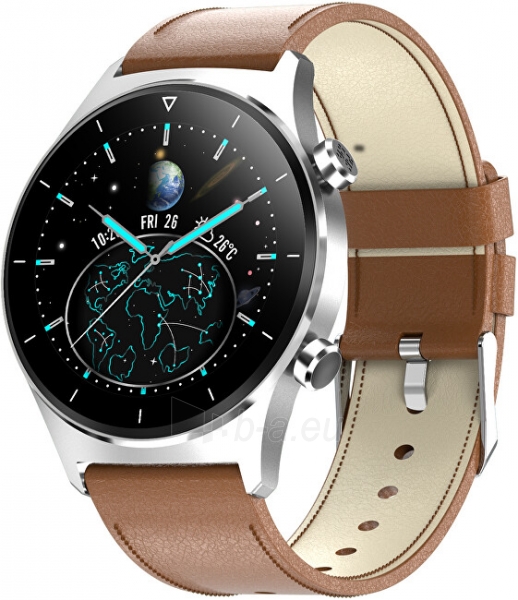 Išmanusis laikrodis Wotchi Smartwatch W42BL - Brown Leather paveikslėlis 12 iš 12