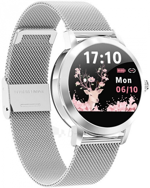 Išmanusis laikrodis Wotchi Smartwatch WO10CS - Classic Silver paveikslėlis 9 iš 9