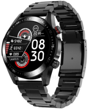Išmanusis laikrodis Wotchi Smartwatch WO21BCKS - Black Steel paveikslėlis 1 iš 10