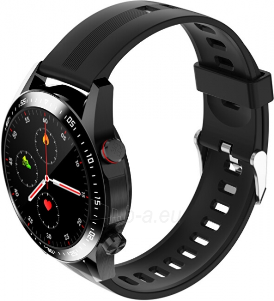 Išmanusis laikrodis Wotchi Smartwatch WO21BKS - Black Silicon paveikslėlis 8 iš 10