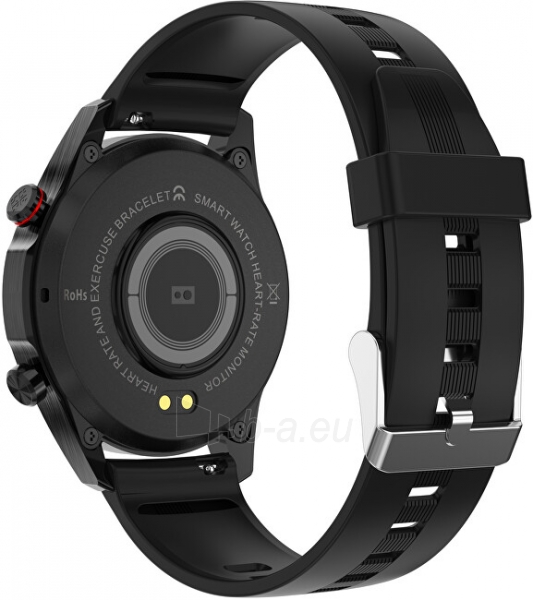Išmanusis laikrodis Wotchi Smartwatch WO21BKS - Black Silicon paveikslėlis 7 iš 10