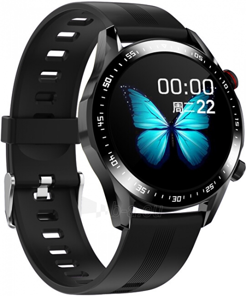Išmanusis laikrodis Wotchi Smartwatch WO21BKS - Black Silicon paveikslėlis 6 iš 10