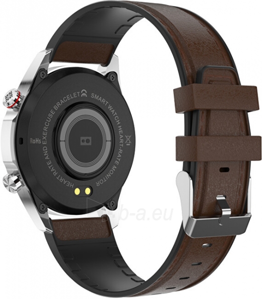 Išmanusis laikrodis Wotchi Smartwatch WO21BNL - Brown Leather paveikslėlis 8 iš 10