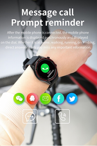 Išmanusis laikrodis Wotchi Smartwatch WO72G - Green paveikslėlis 7 iš 10