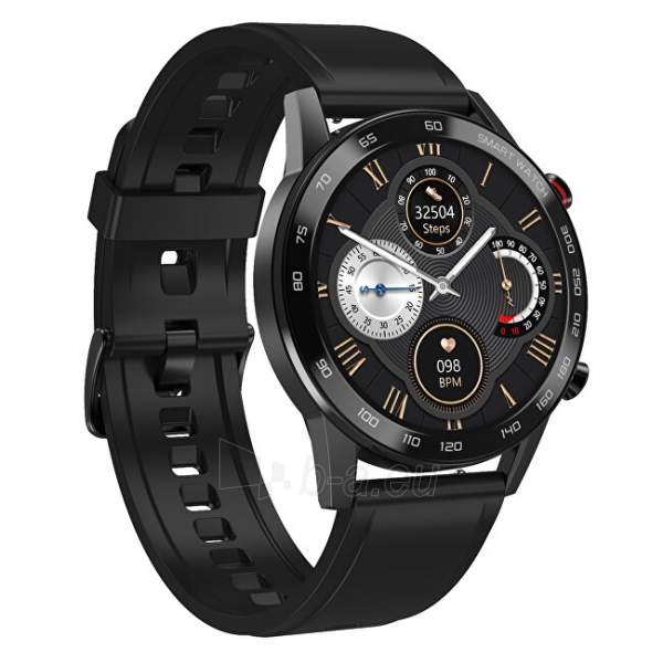 Išmanusis laikrodis Wotchi Smartwatch WO95BKS - Black Silicon paveikslėlis 8 iš 10