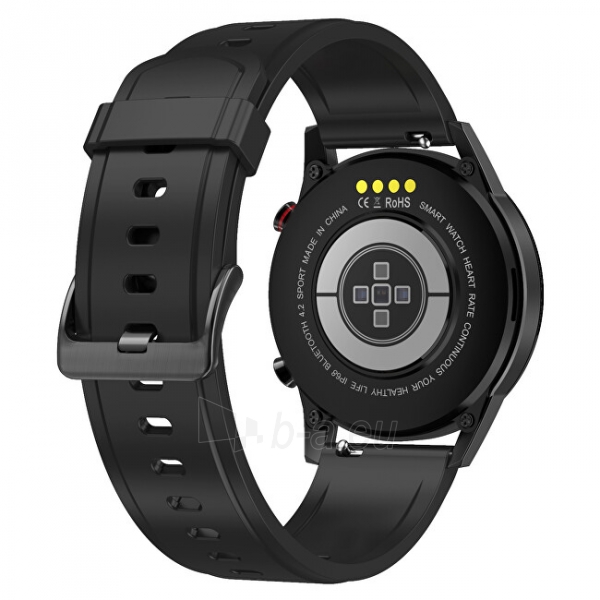 Išmanusis laikrodis Wotchi Smartwatch WO95BKS - Black Silicon paveikslėlis 6 iš 10