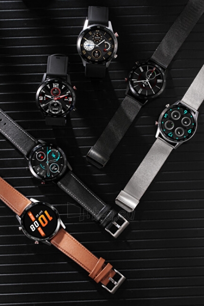 Išmanusis laikrodis Wotchi Smartwatch WO95BKS - Black Silicon paveikslėlis 4 iš 10
