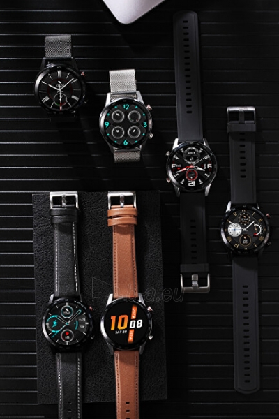 Išmanusis laikrodis Wotchi Smartwatch WO95BKS - Black Silicon paveikslėlis 10 iš 10
