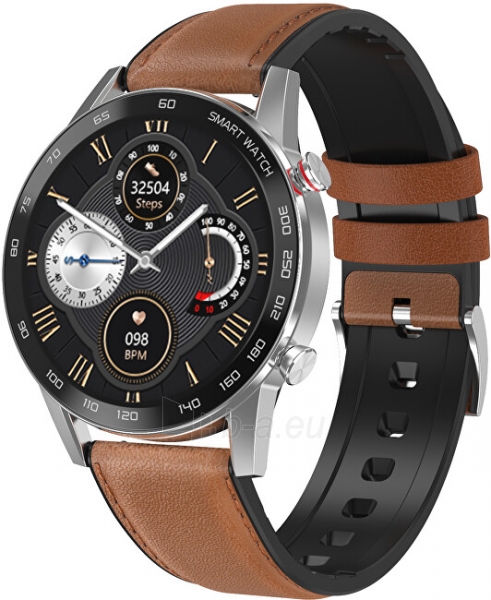 Išmanusis laikrodis Wotchi Smartwatch WO95BNL - Brown Leather paveikslėlis 9 iš 10