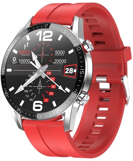 Išmanusis laikrodis Wotchi Smartwatch WT32RS - Red Silicone paveikslėlis 1 iš 10
