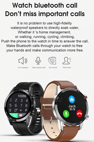 Išmanusis laikrodis Wotchi Smartwatch WT32RS - Red Silicone paveikslėlis 2 iš 10