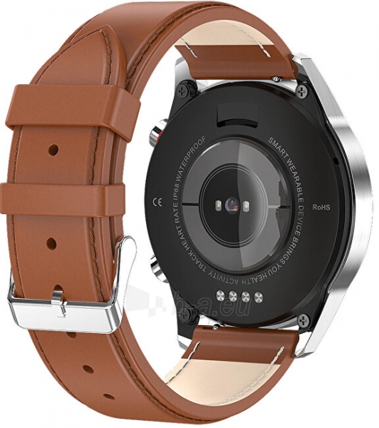 Išmanusis laikrodis Wotchi Smartwatch WT34BL - Brown Leather paveikslėlis 8 iš 10
