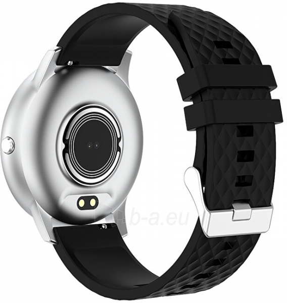 Išmanusis laikrodis Wotchi W03S Smartwatch - Silver Black paveikslėlis 3 iš 4