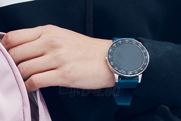 Išmanusis laikrodis Wotchi W03S Smartwatch - Silver Black paveikslėlis 4 iš 4