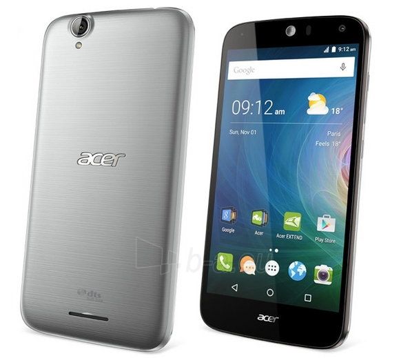 Išmanusis telefonas Acer Liquid Z630 Dual Sim 16GB silver ENG/RUS paveikslėlis 3 iš 5
