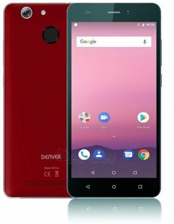 Smart phone Denver SDQ-55044L Red paveikslėlis 1 iš 2
