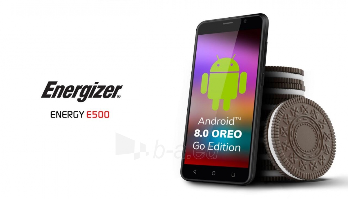 Smart phone Energizer Energy E500 Dual black paveikslėlis 6 iš 10