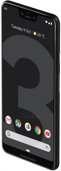 Išmanusis telefonas Google Pixel 3 XL 64GB just black paveikslėlis 2 iš 4