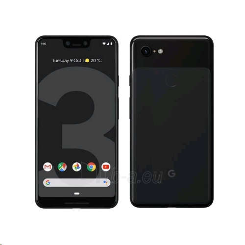 Išmanusis telefonas Google Pixel 3 XL 64GB just black paveikslėlis 3 iš 4
