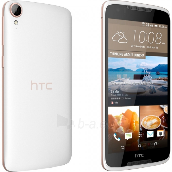 Išmanusis telefonas HTC D828w Desire 828 Dual 16GB white paveikslėlis 2 iš 5
