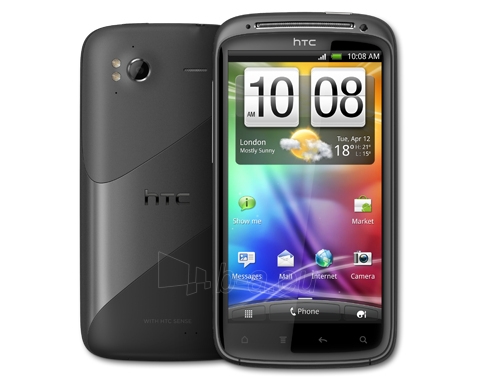 Išmanusis telefonas HTC Z710 Sensation black Naudotas (grade:C) paveikslėlis 2 iš 2