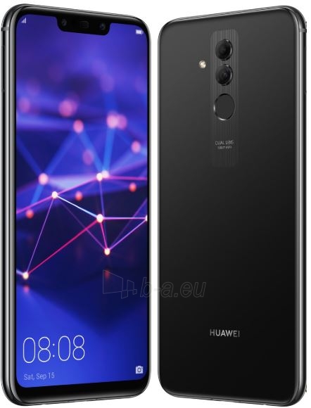 Mobilais telefons Huawei Mate 20 Lite 64GB black (SNE-LX1) paveikslėlis 3 iš 3