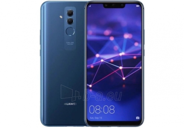 Išmanusis telefonas Huawei Mate 20 Lite Dual 64GB sapphire blue (SNE-LX1) paveikslėlis 3 iš 4