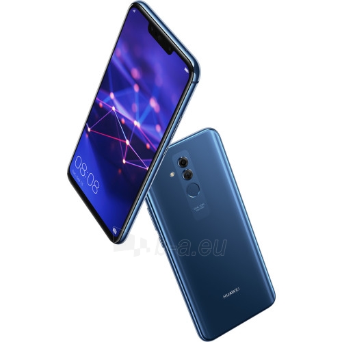 Mobilais telefons Huawei Mate 20 Lite Dual 64GB sapphire blue (SNE-LX1) paveikslėlis 4 iš 4