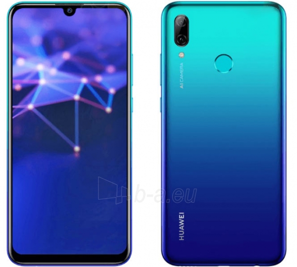 Išmanusis telefonas Huawei P Smart (2019) Dual 64GB aurora blue (POT-LX1) paveikslėlis 2 iš 3