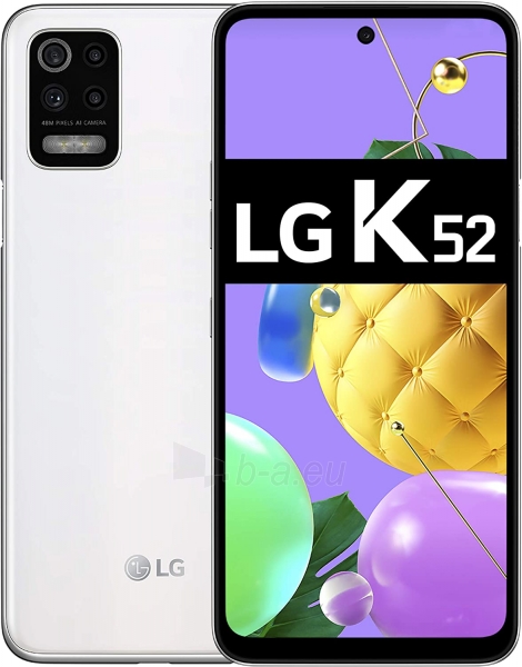 Smart phone LG LM-K520EMW K52 Dual 64GB white/white paveikslėlis 1 iš 7