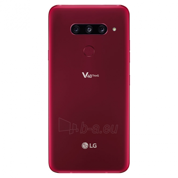 Išmanusis telefonas LG LM-V405EBW V40 ThinQ Dual 128GB carmine red paveikslėlis 3 iš 3