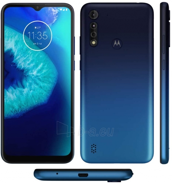 Išmanusis telefonas Motorola XT2055-1 Moto G8 Power Lite Dual 64GB royal blue paveikslėlis 2 iš 5