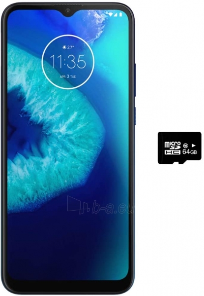 Išmanusis telefonas Motorola XT2055-1 Moto G8 Power Lite Dual 64GB royal blue paveikslėlis 3 iš 5